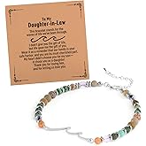 KQWYPCX Wave Bracelets for Women, Bestie Friendship Wave Bracelet, Birthday Gifts for Sister, Mom, Daughter, Christmas Stocking Stuffers for Women