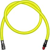 Saekodive Low Pressure Scuba Diving Hose for Regulator - 27" or 36" Braided (Yellow/36")