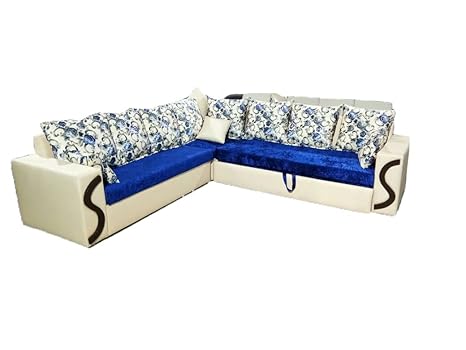 Comfort Zone Rexine Full Size Sofa Set White Amazon In Home