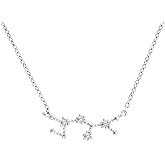 PAVOI 14K Gold Plated Astrology Constellation Horoscope Zodiac Necklace 16-18