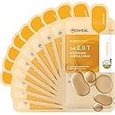 Mediheal Official Best No.1 Korean Sheet Mask - EGT Ampoule Face Mask 10 Sheets For Intensely Nourishing Firming Moisturizing with Retinal, Peptides, Collagen For All Skin Types Value Sets