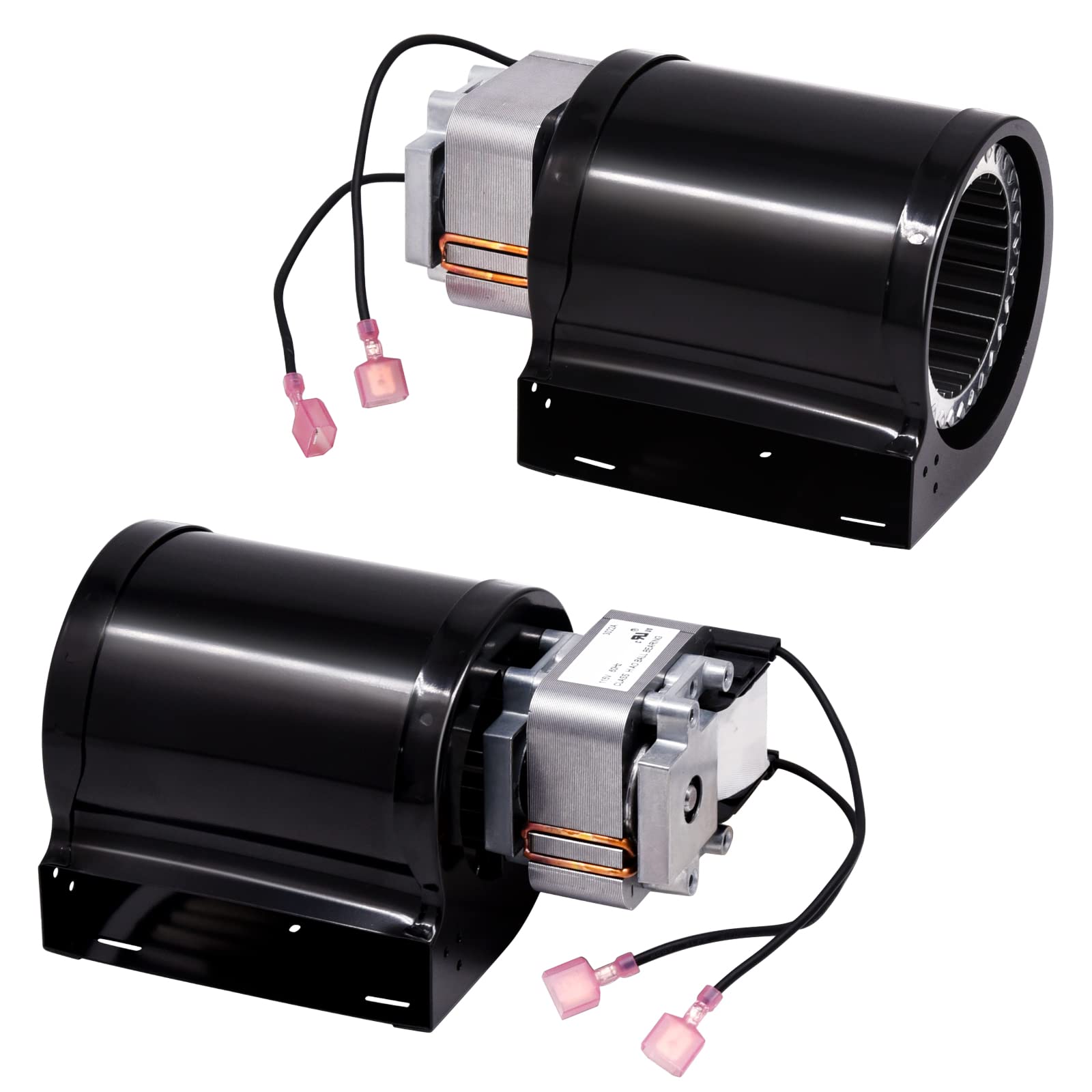 Photo 1 of Criditpid Wood Stove Front Blower Motor for Avalon 99000137, Olympic & Rainier, Front Blower Fan for Lopi 99000123, Freedom, Answer & Revere. (Left + Right)