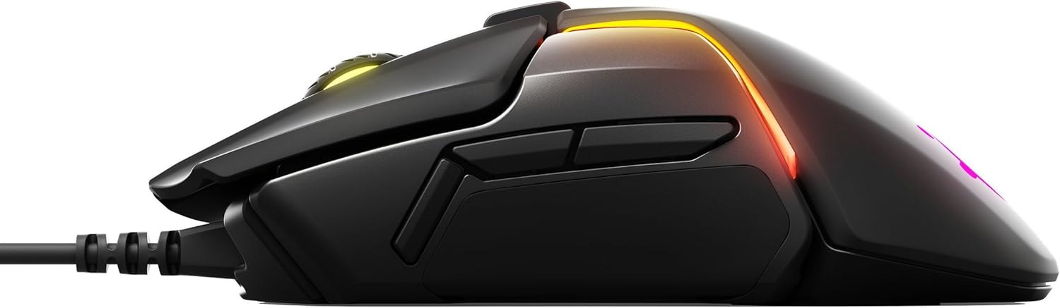 SteelSeries Rival 600 Gaming Mouse - 12,000 CPI TrueMove3Plus Dual Optical Sensor - 0.5 Lift-off Distance - Weight System - RGB Lighting: Computers & Accessories