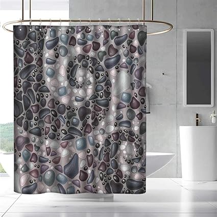 Amazon Com Shower Curtain Liner Nature Garden Mountains Volcanic