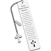 2026 Confirmation Sponsor Gifts for Men Women - Confirmation Sponsor Appreciation Gifts Thank You Gifts for Sponsor Catholic Confirmation Gifts, Religious Christian Gifts for Women Men Cross Bookmark