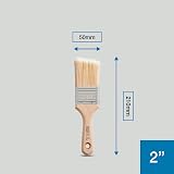 Harris Trade 2 Inch Short Handle Cutting-In Brush Angled Profile Fine Tips view 7