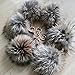 AURORA168 Fluffy Fur Pom Pom Ball Keyring / Bag Purse Charm Gold Ring, X-large - Natural brown