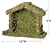 BANBERRY DESIGNS Wood Nativity Stable Creche 4 x 5.5 Inch