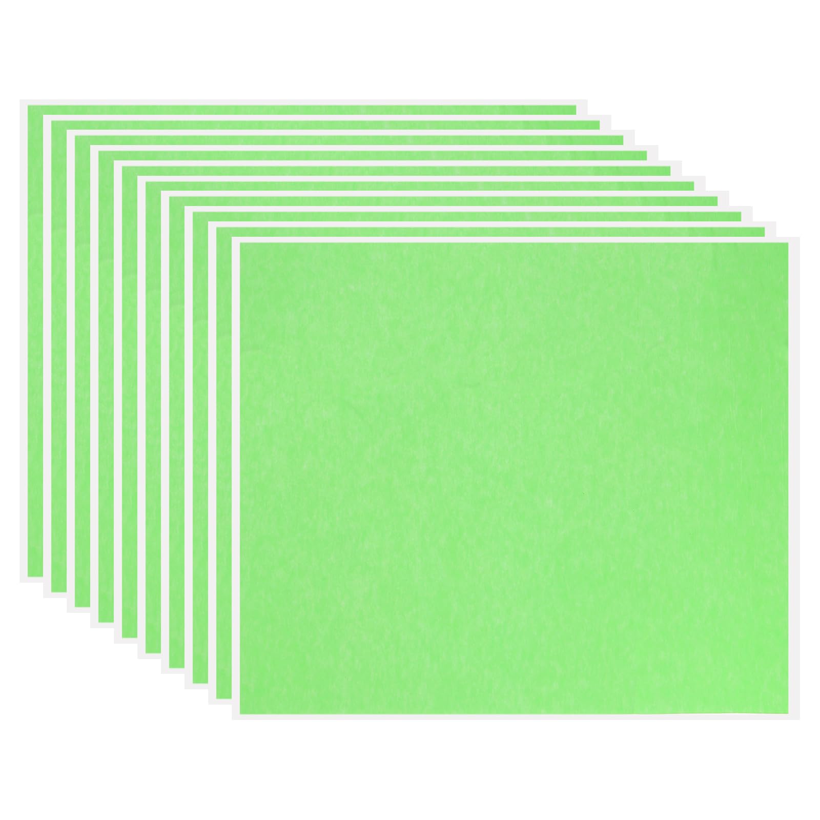 Rebower Masking Tape Green Painters Tape Paper Tape [for Crafts DIY Walls Painting Packing Automotive Home Decoration Teaching]- 9x10.5 Inch /25 Sheets