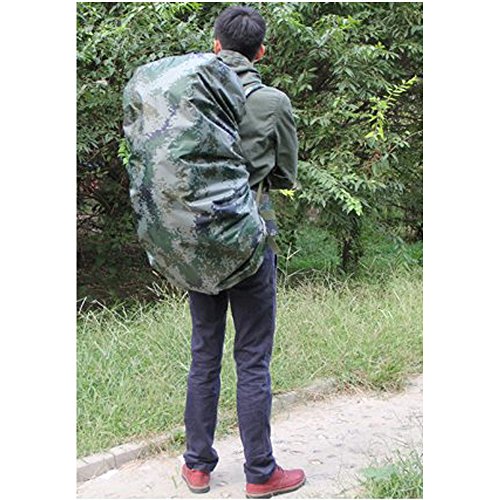 PolarLander 60-80L Rain Cover for Backpack Luggage Waterproof Cover for Hiking Camping Traveling (Camouflage)