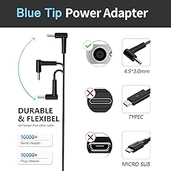 45W Charger Replacement for HP Laptop Computer
