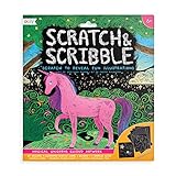 Kitchen OOLY Scratch & Scribble Art Set Scratch Kit - Magical Unicorns Book
