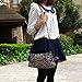 Weixinbuy Women's Lady Nation Embroidered Purse Retro Clutch Bag Shoulder Bag Crossbody Messenger (Silver)