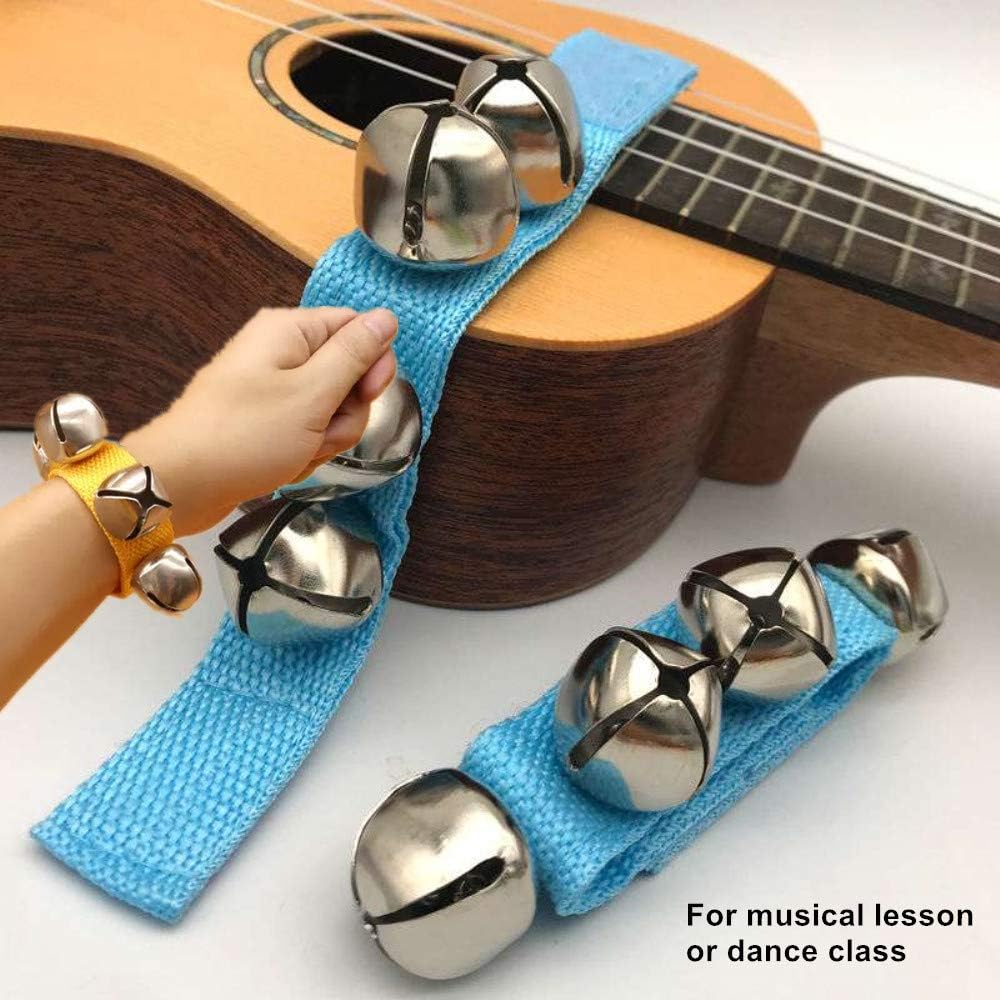 Baby Wrist Bells, 6 Pack Multicolor Wrist Jingle Bells Bracelet Bells Musical Rhythm Instrument, Wrist Ankle Bells Band for Kids Baby Toddler Children Party Festival - Image 5
