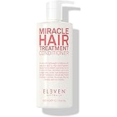 ELEVEN AUSTRALIA Miracle Hair Treatment Conditioner for Women & Men - Moisturizing Conditioner for Dry Damaged Hair, Reduces Frizz & Split Ends, Deep Moisture & Hydration, Sulfate Free