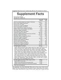 Garden of Life, My Kind Organics, tabletas de multivitaminas para mujeres de más de 40,...