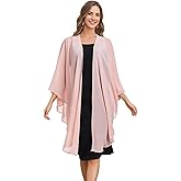 TONGFANTFL Shawls Wraps for Evening Wedding Party Chiffon Scarf Soft Bridal Wraps Wedding Guest Shawl Coverage