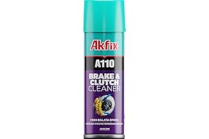 Akfix A110 Brake Parts Cleaner - Strong Dust and Rust Remover, Brake Cleaner Spray Can, Super Clean Metal Degreaser, Hand Cleaner for Auto Mechanics, Caliper, Disc and Clutch | 1 Pack, 16.9 Oz.