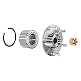 DuraGo 29596149 Front Wheel Hub Kit, 1 Pack, Silver
