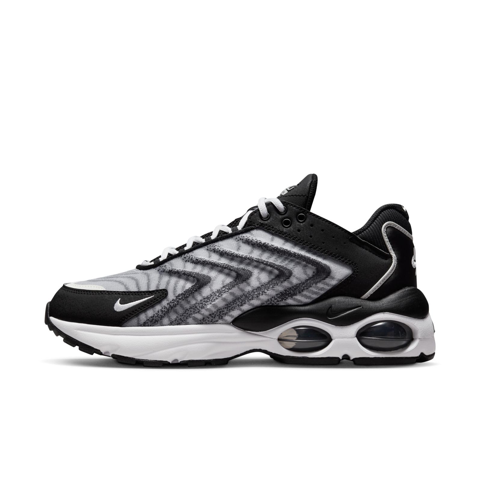 Nike Men's Shoes Sneaker, Black White Black
