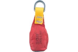 SOB Outdoor Throw Weight Bag 250g/300g/350g Arborist Durable Climbing Rope Bag Multi Throw Bag Tree Rock Spelunking (250g-Red