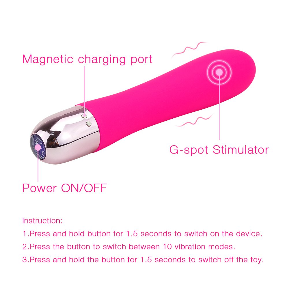 Mini Vibrator adult sex toy for Women g spot stimulator Super Soft Silicone handheld wand massager