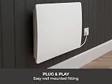 Adam Solis NDT-22B1 White Ceramic Core Electric Radiator 1000W view 6