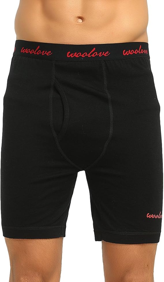 Woolove Merino Wool Lightweight Long Boxer Brief Most Comfortable
