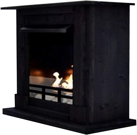Gelkamin Ethanolkamin Kamin Modell Emily Premium Royal Schwarz incl. 21