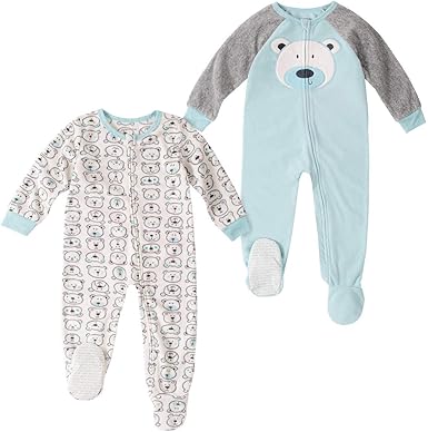 Amazon Com Absorba Baby Boys 2 Pack Blanket Sleeper Clothing