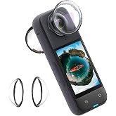 OGITBIO Premium Lens Guards for Insta360 X4 | Upgraded Optical Performance Scratch-resistant Higher Transparency Tempered Glass Lens Protectors 10H Hardness