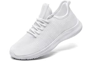 Lamincoa Womens Walking Shoes Slip On Lightweight Memory Foam Cheer Sneakers for Tennis Gym Running Workout Yoga