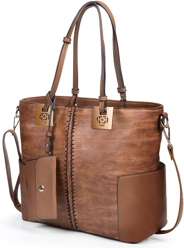 Women's Handbags Purses Shoulder Bags With PU Leather Fashion Tote Satchel Bag Wallets