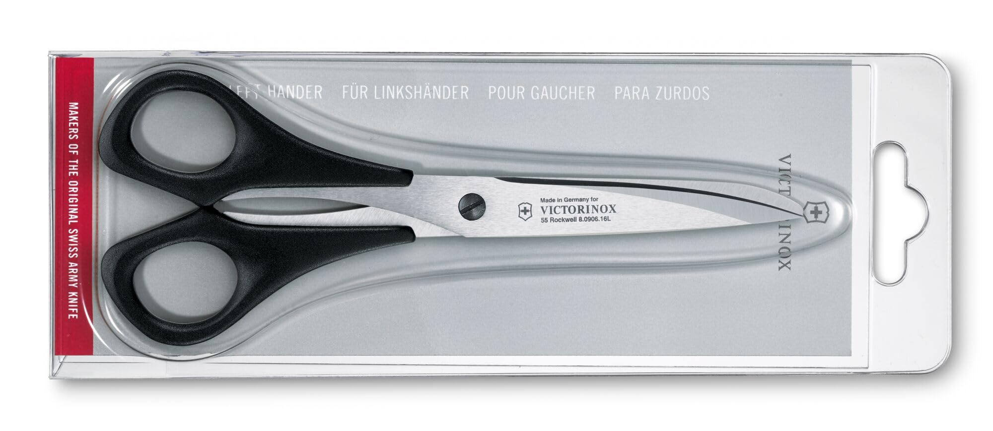 Victorinox Profi Haushalts- und Berufsschere, Extra Scharfe Klinge, 16 cm, Robuster Kunststoffgriff, Rostfreier Stahl, schwarz 5