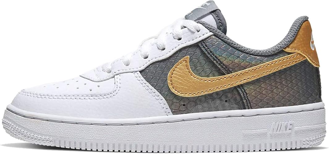 Amazon.com | Nike Girls' Little Kids Air Force 1 SE Casual Shoes 