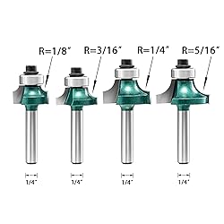ZOKMOK Pattern Router Bits Set, 1/4'' Shank Carbide