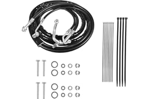 Bzsunway Rear AC Line Set Replacement Lines for Acadia,for Traverse, Enclave, Outlook 2007-2017 Rear Auxiliary AC Hose Kit Replace Part for AT34653 Air Conditioning Lines