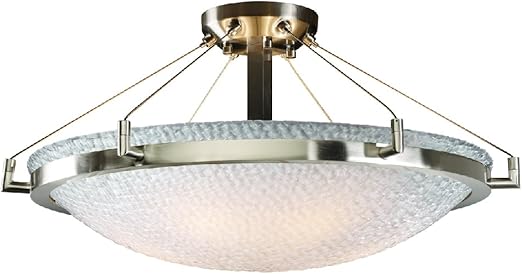 Amazon Com Justice Design Group Lighting 3frm 9682 35 Tile Nckl