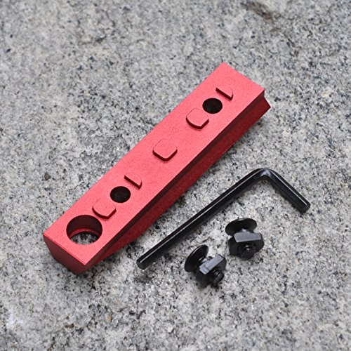 TuFok M-lok Picatinny Rail Section - Mlok Bipod Adapter Mount(6-Slot Aluminum) - Thumbnail 2