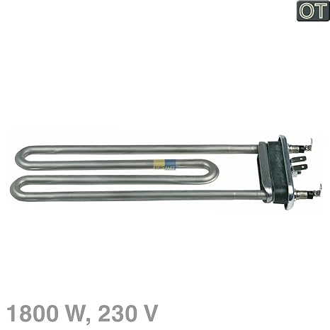 Heizung Heizstab Heizspirale Heizelement 1800W 230V Original Whirlpool Bauknecht 481010550891 Waschmaschine Waschgerät auch I
