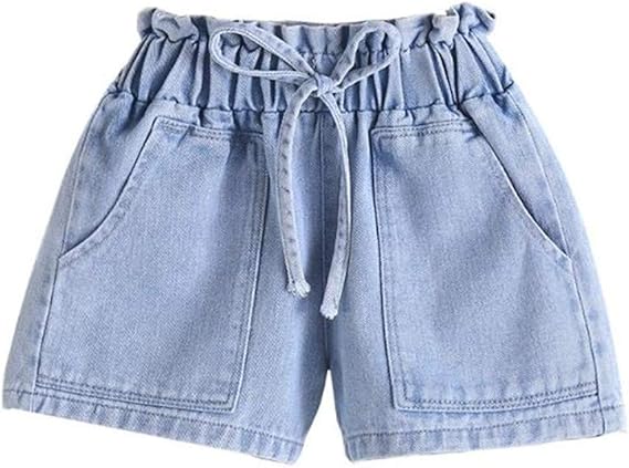 Amazon Huangshan こうさん 子供服 ガールズ デニムショートパンツ 夏 おしゃれ 可愛い きれいめ ミニスカート 通園 通学 パンツ 通販