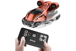 LONMAHOVER RC Boat Mini，Remote Control Boat for Pools and Lakes，2.4ghz RC Boats for Kids，Low Battery Alarm，Suitable for Multiple People to Compete Together(Red)