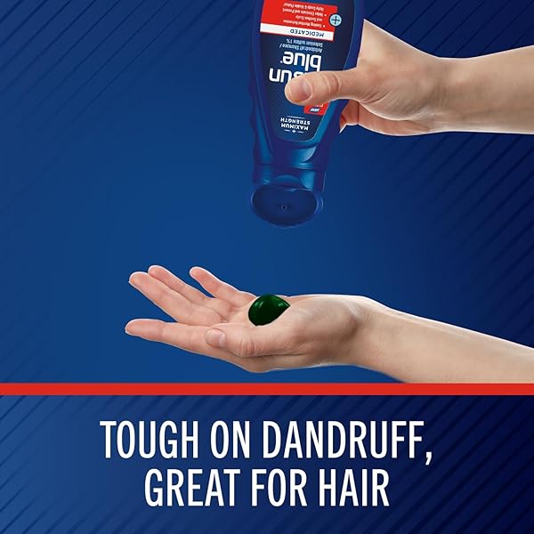 SELSUN BLUE MEDICATED ANTIDANDRUFF SHAMPOO, MAXIMUM STRENGTH SCALP TREATMENT WITH SELENIUM SULFIDE, 11 FL. OZ.