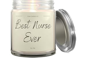 1OAK Vanilla Scented Nurse Candle - Best Nurse Gifts for Women, Men - RN Graduation Gift