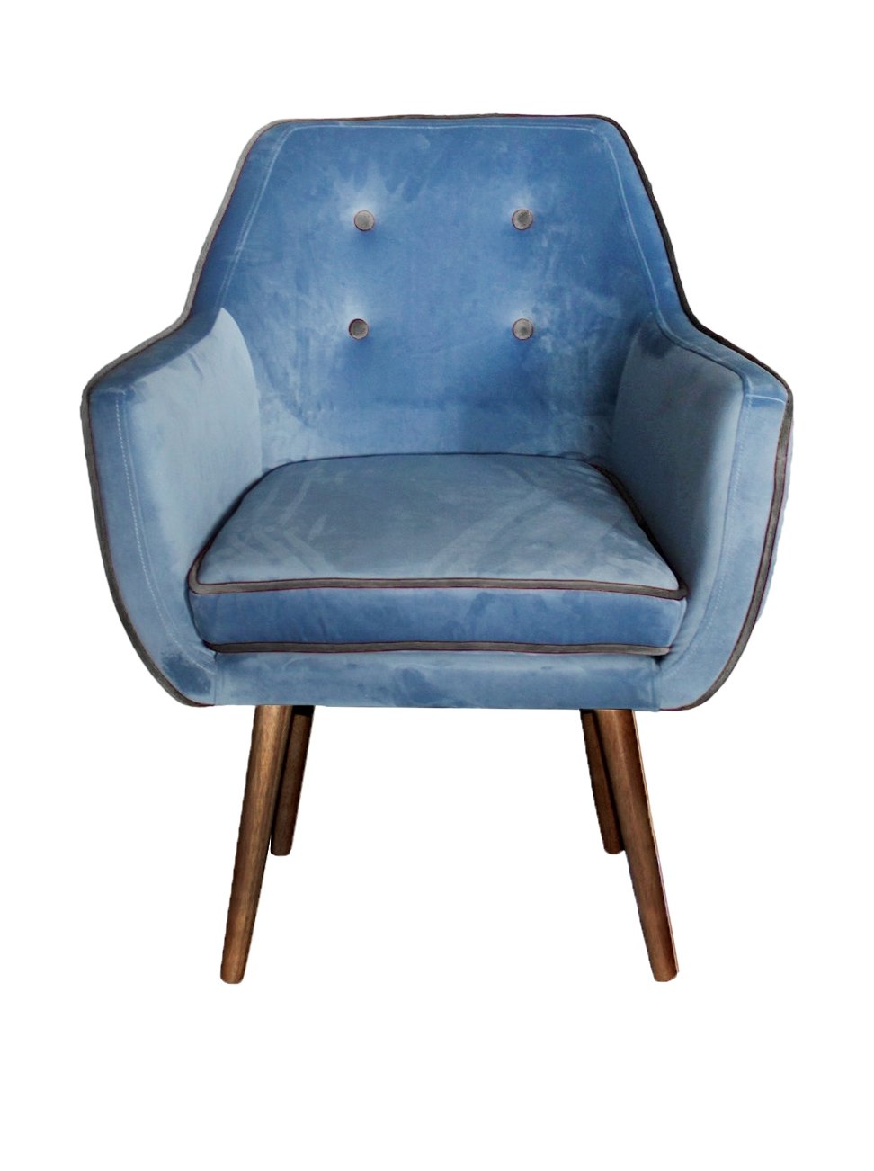 Galileo Casa 2410813 Poltrona Velluto Carta Da Zucchero 70x63x80 Cm