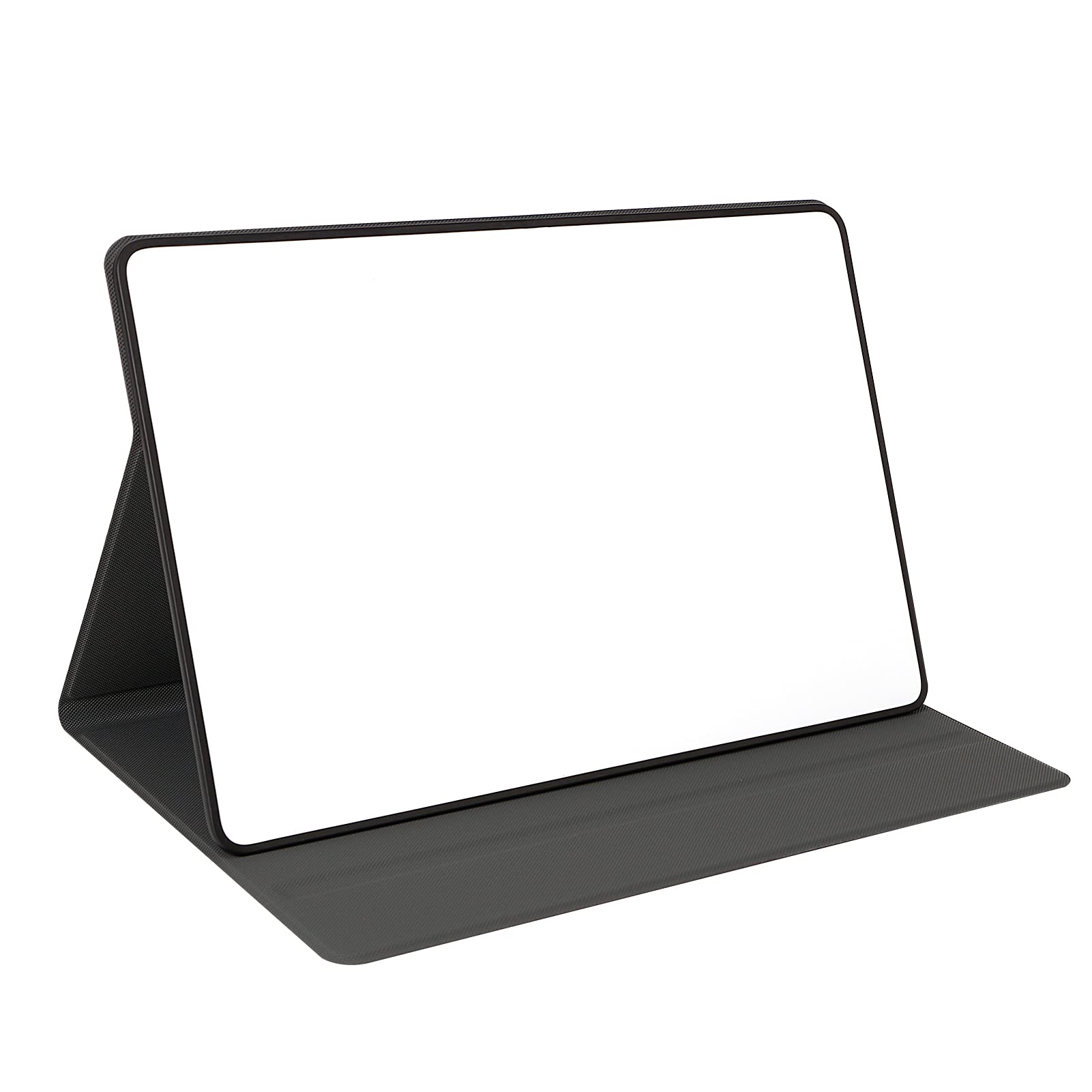 Mini Whiteboard Portable Folding Small Whiteboard for Group Teaching, Home Message Office Desktop Meeting Kitchen Chronicle Writing Board 11.8x7.8 inches (Black