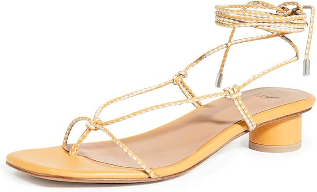 ochre colour sandals