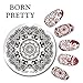 Born Pretty 5.5cm Round Nail Art Stamp Template Arabesque Design Image Plate BP-104