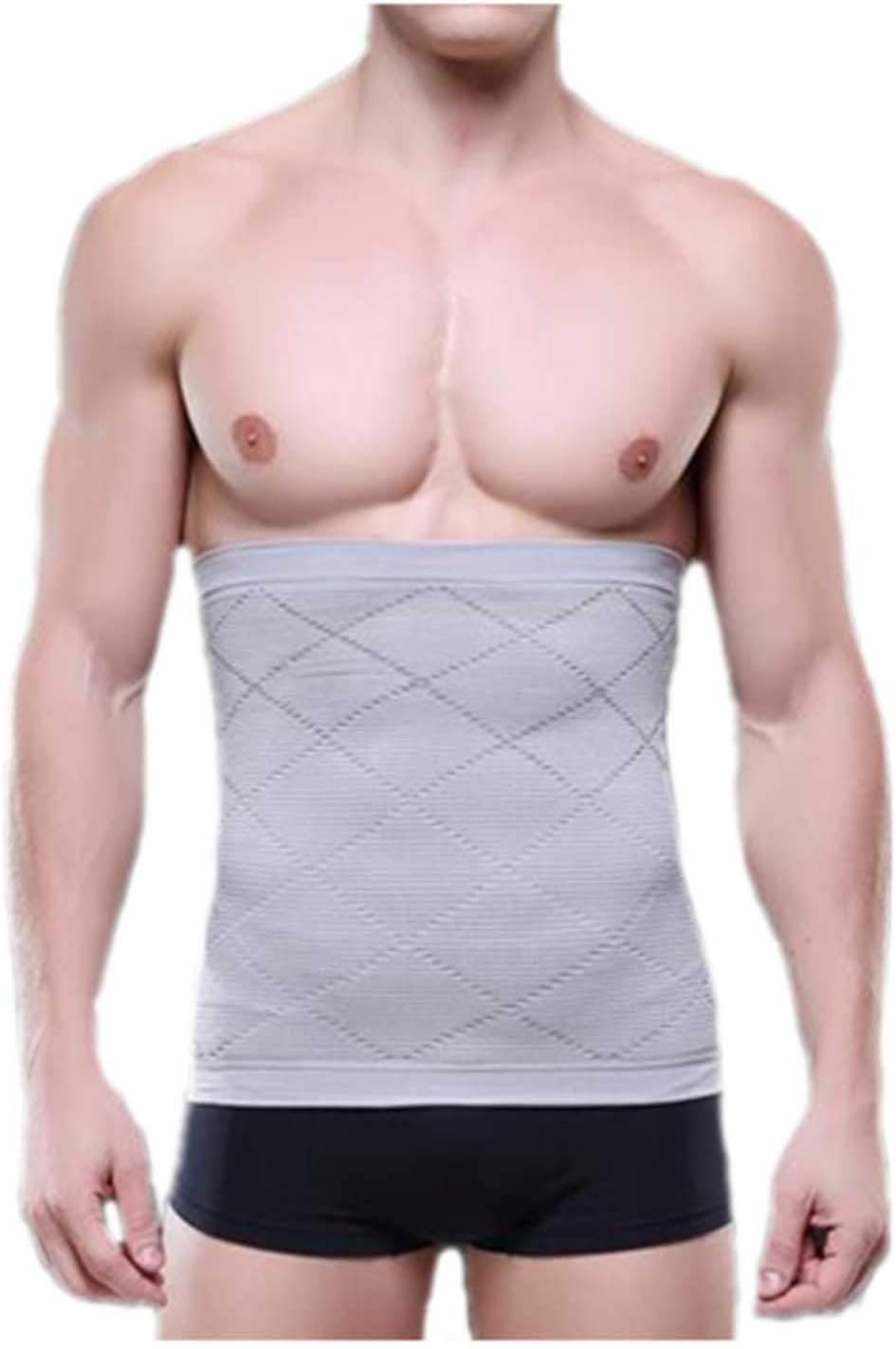 Leright Men's No Closure Waist Cincher Firm Compression Waist Trainer Shapewear