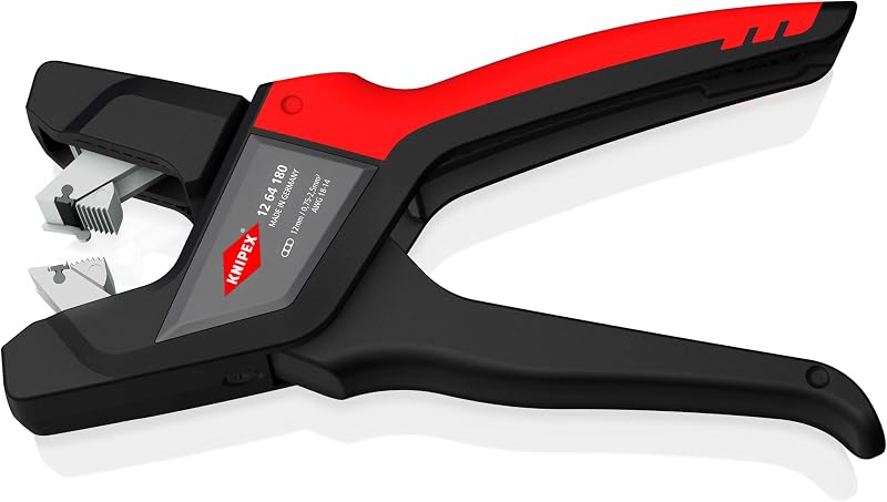KNIPEX Automatic Insulation Stripper 180mm Flat Cable Twin Earth NM-B 12 64 180